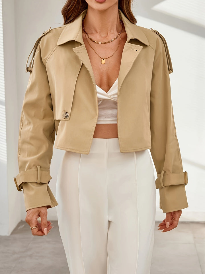 Stylischer Khaki Trenchcoat Damen - Elegant &amp; Bequem
