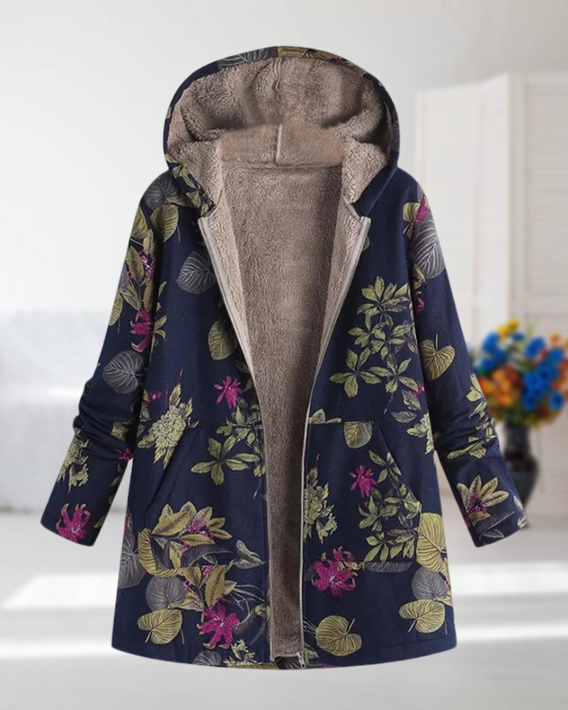Sommerjacke Blumenprint Damen - IdealeKleiden