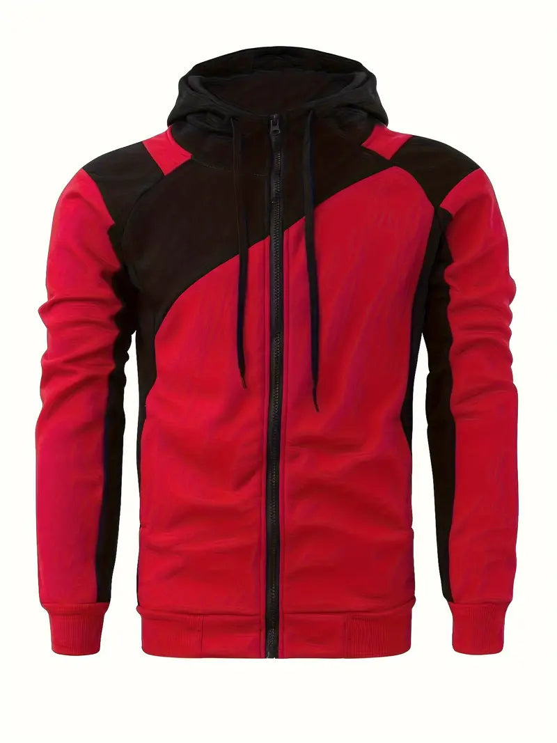 Kapuzenpullover Herren Farbblock Style - IdealeKleiden