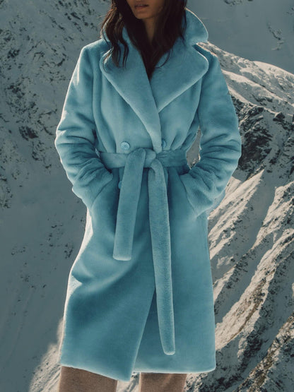 Eleganter Wintermantel Damen Lang