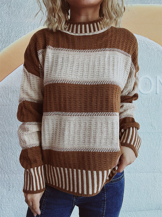 Damen Pullover Herbst Winter Bequem - IdealeKleiden