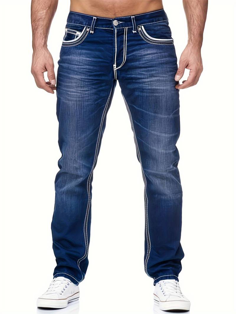 Herren Jeans Ripped Used Look
