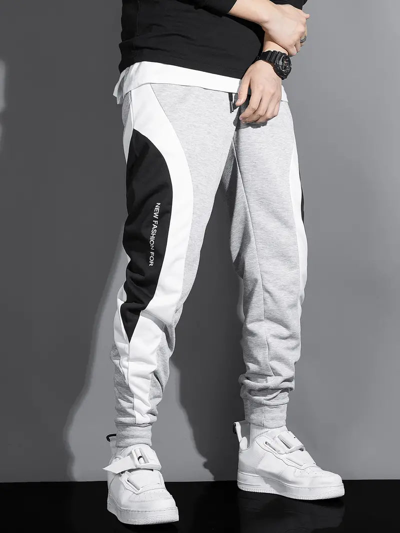 Lässige Jogginghose Farbblock Trendy Design