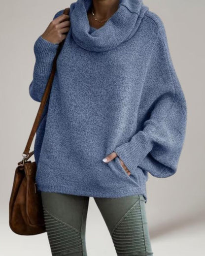 Stylische Stehkragen-Pullover Damen