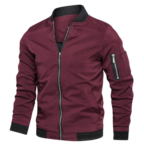Herren Bomberjacke Leicht Sportlich