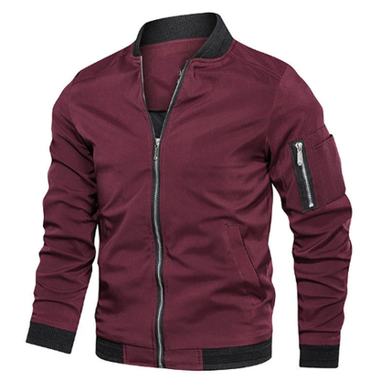 Herren Bomberjacke Leicht Sportlich