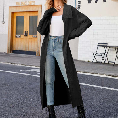 Elegante Strickjacke Lang Damen