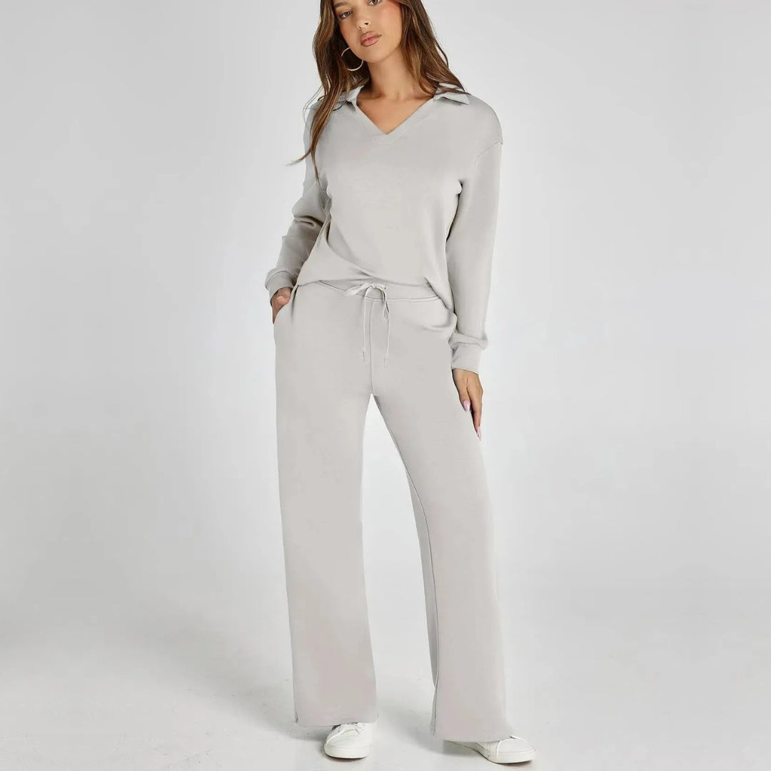Damen Loungewear Set mit Bequemen Hosen