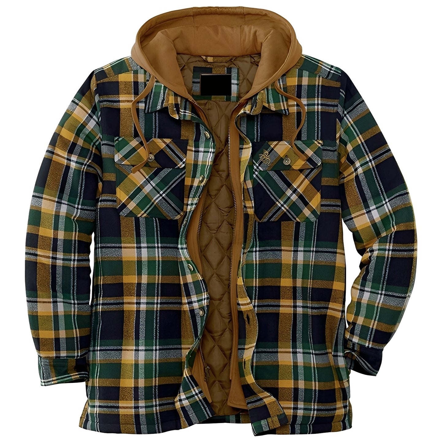 Herren Flanelljacke Karo Muster Casual Style