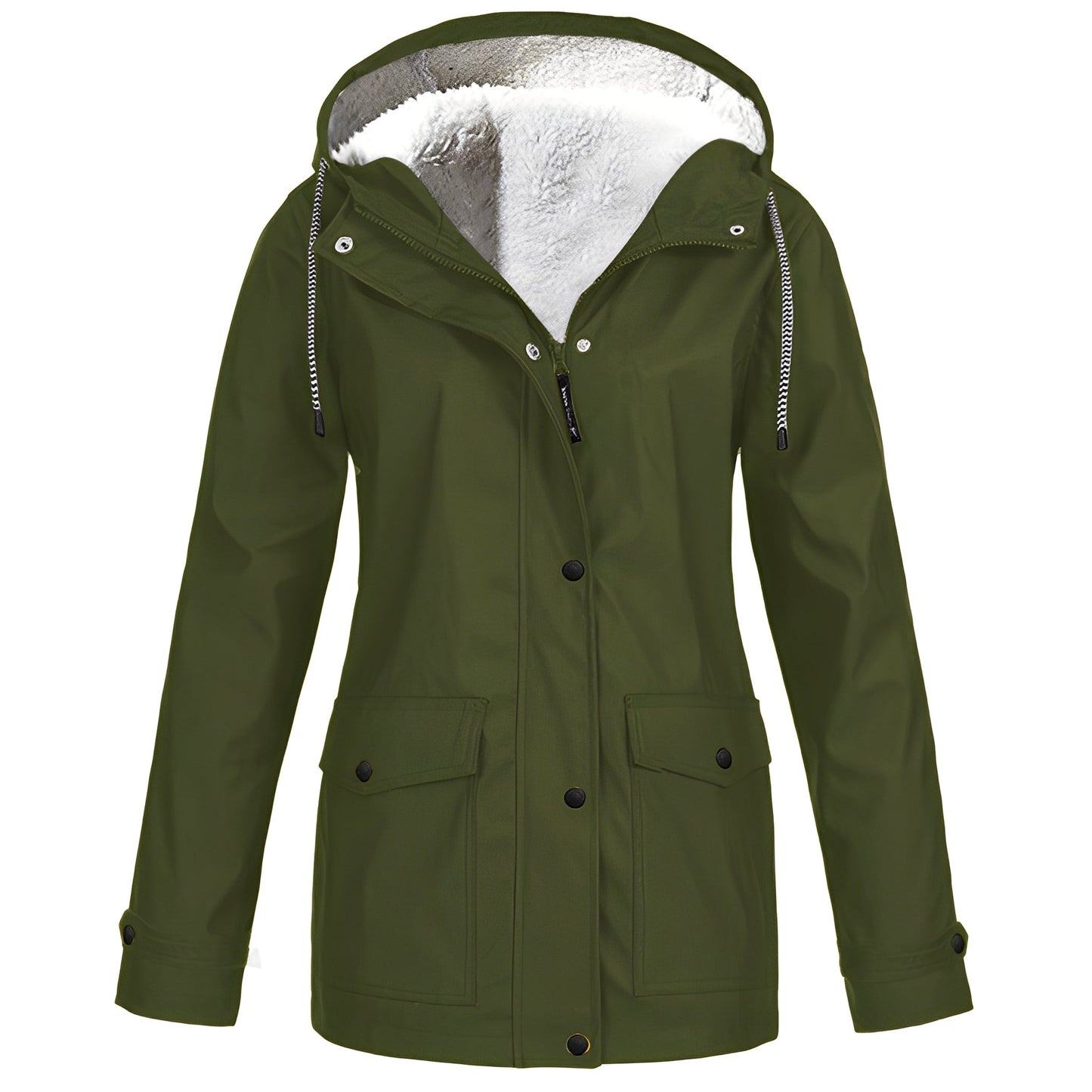 Wasserdichte Damenjacke Fleece Isoliert