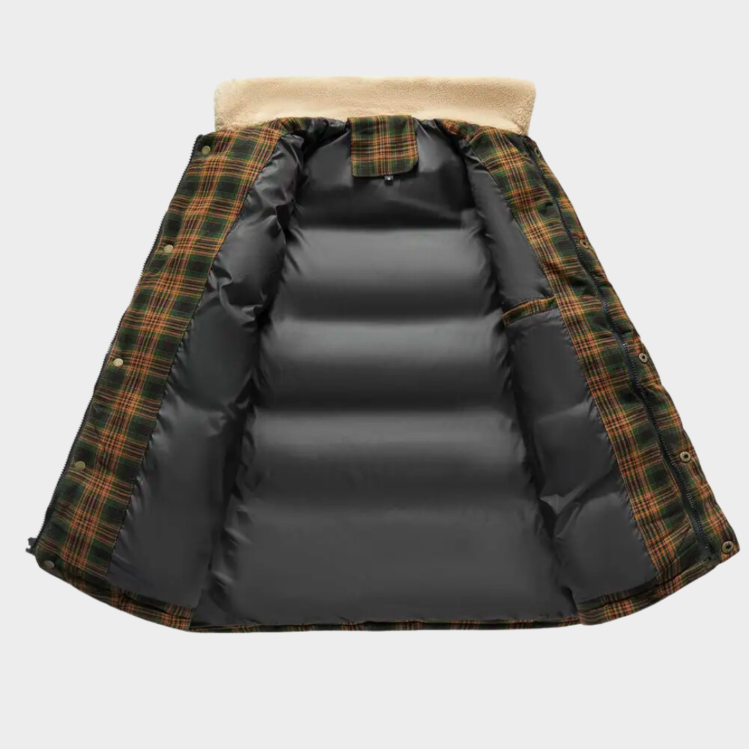 Klassischer Herren Bodywarmer Karomuster - IdealeKleiden