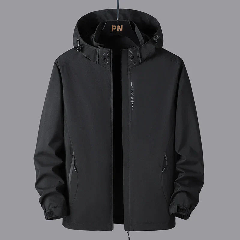Stylische Unisex-Regenjacke mit Kapuze