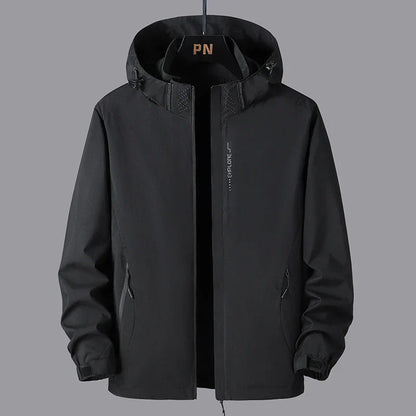 Stylische Unisex-Regenjacke mit Kapuze