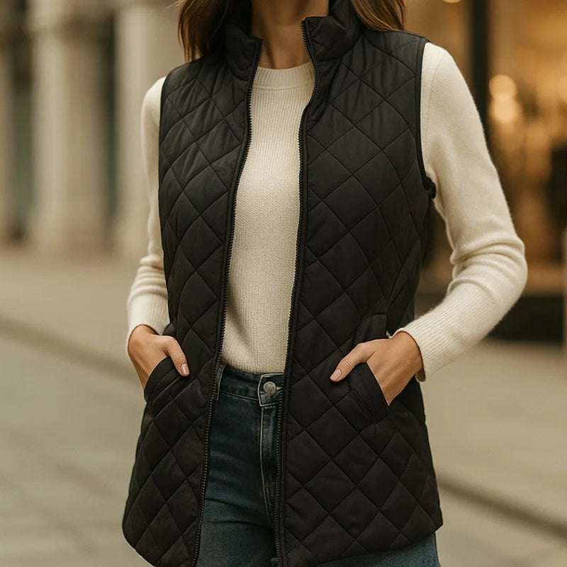 Modische Steppweste Damen