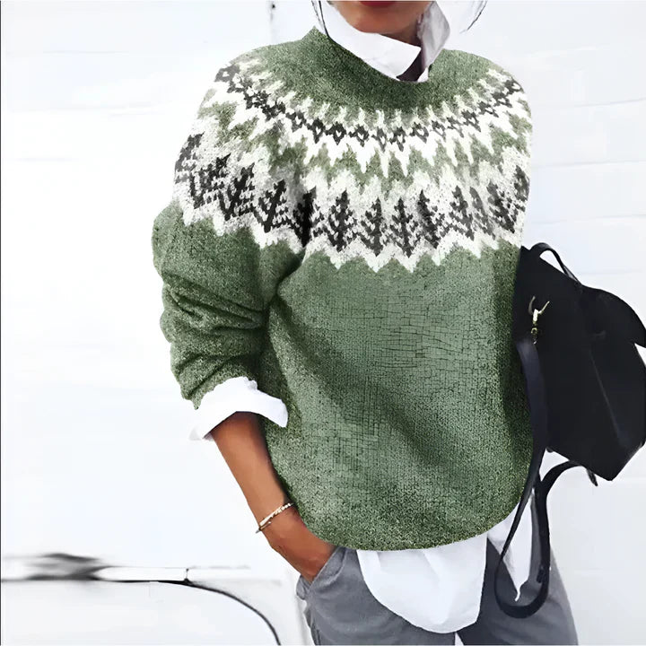Damenpullover Warm Stylisch Modern - IdealeKleiden