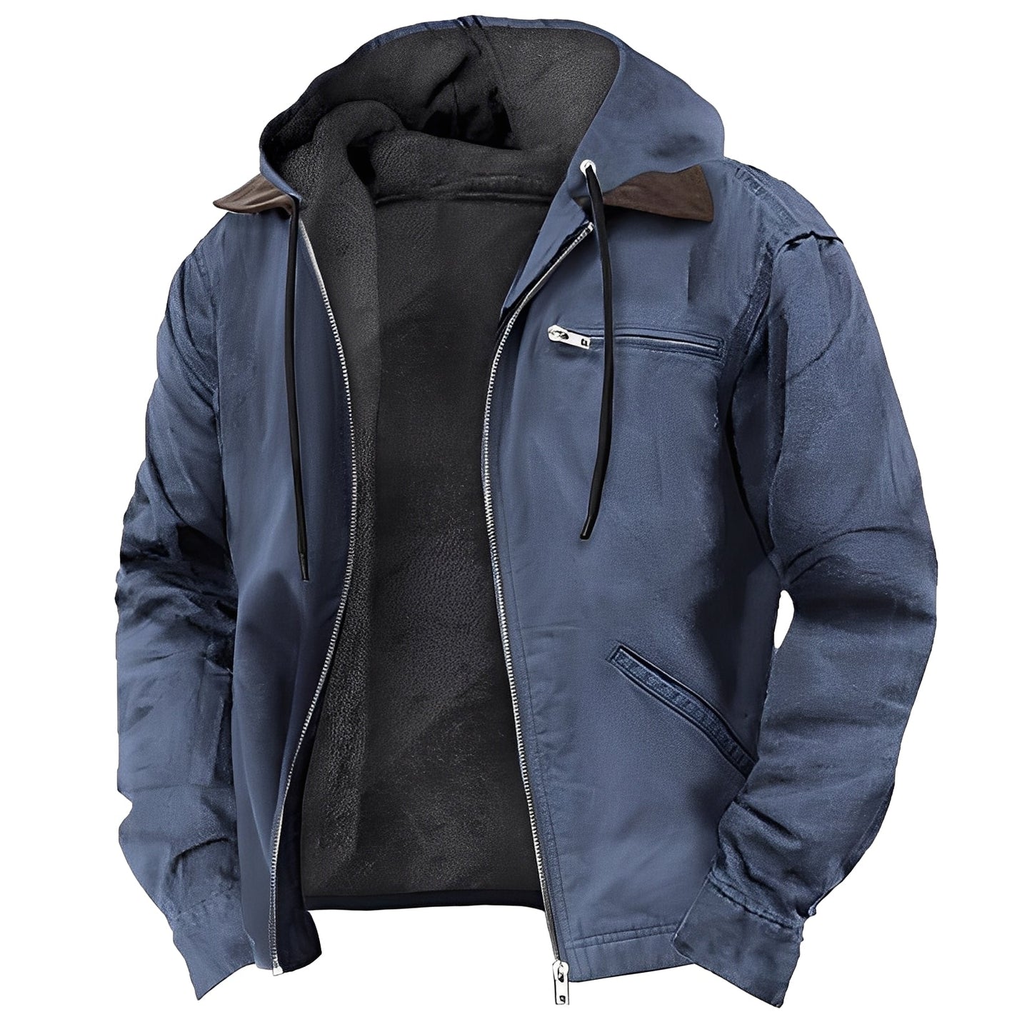 Praktische Freizeitjacke Männer Kapuze Sportlich