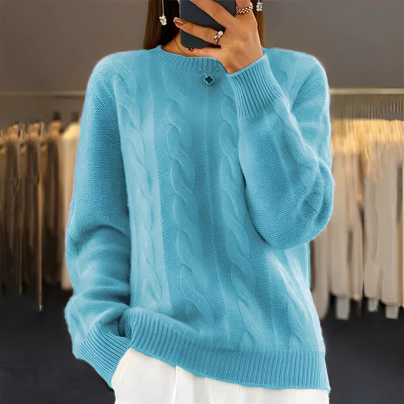 Eleganter Damen Strickpullover Klassisch
