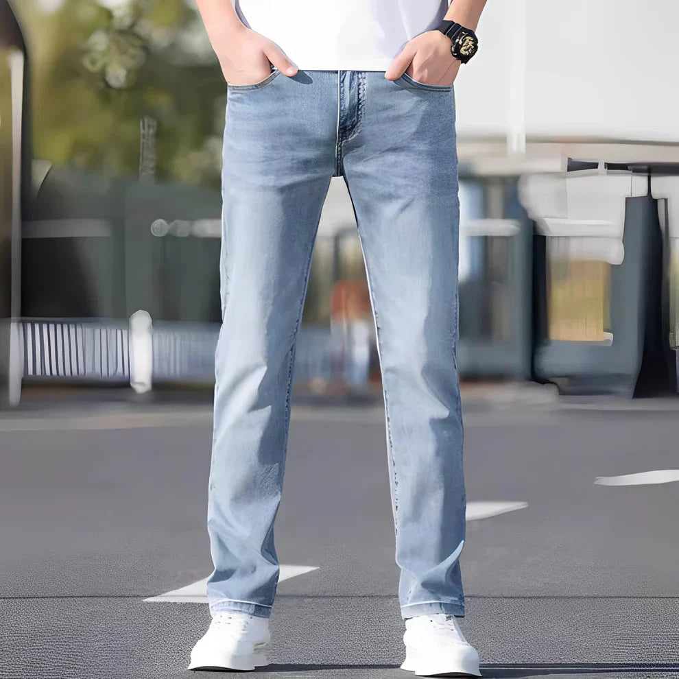 Herren Skinny Jeans Stretch Denim