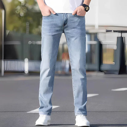Herren Skinny Jeans Stretch Denim