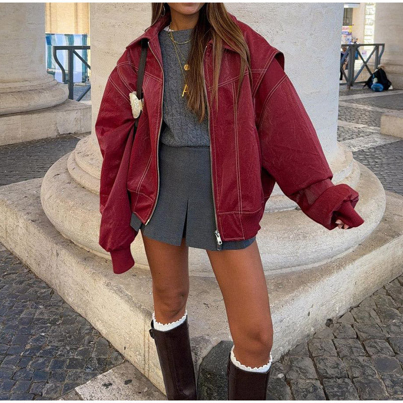 Stylische Oversized Jacke Damen