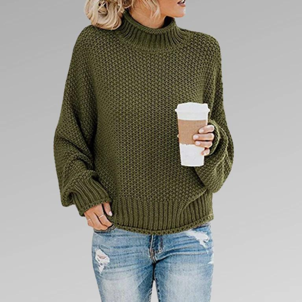 Elegante Strickpullover Damen Skandinavisch Chic