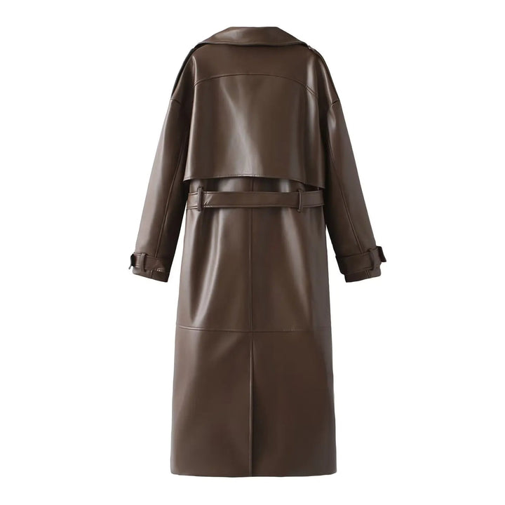 Vegane Lederjacke Damen Elegant Schwarz