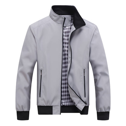 Herren Jacke Elegant Winddicht