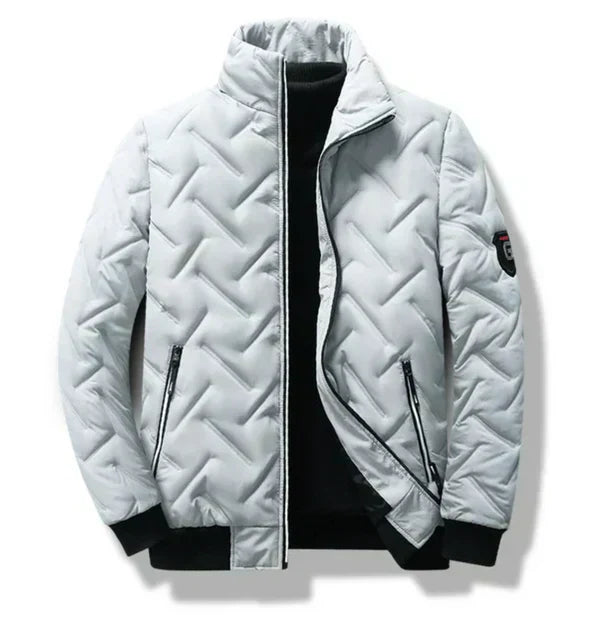 Herren Winterjacke Gefüttert Stehkragen