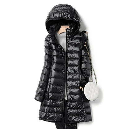 Stilvolle Damen Daunenjacke Warm und Kuschelig