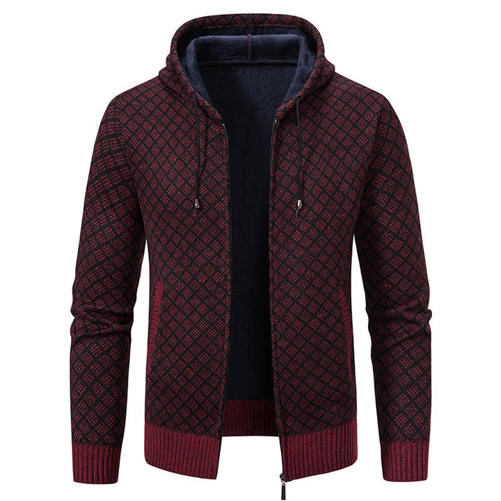 Stylish Herrenjacke Kapuze Slim Fit