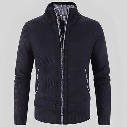 Praktischer Herren Cardigan mit Reißverschluss