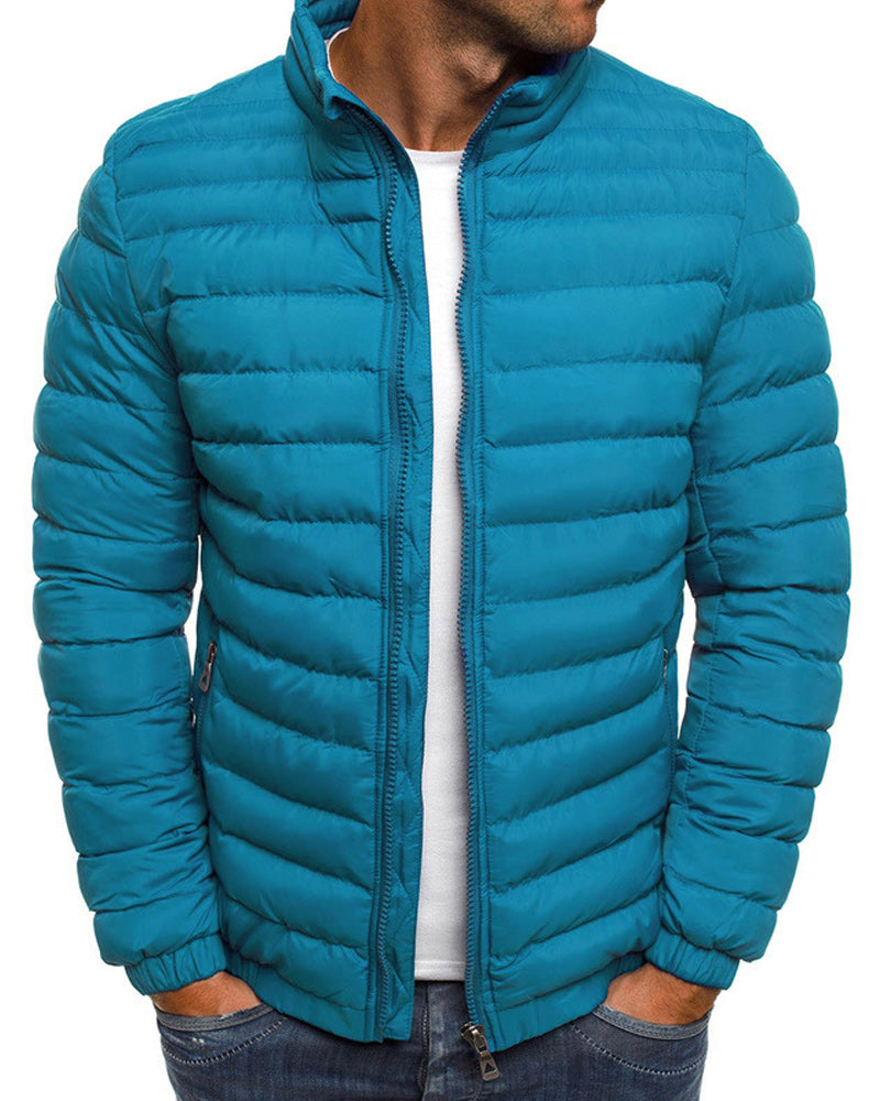 Einfache Stehkragenjacke Vielfältige Farben