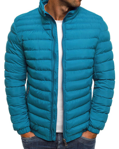 Einfache Stehkragenjacke Vielfältige Farben