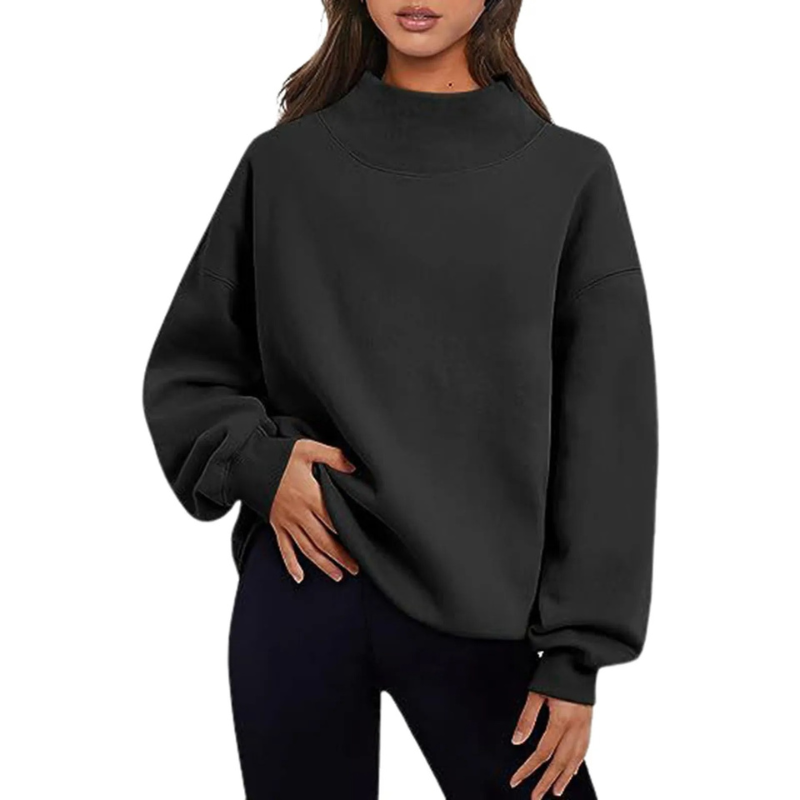 Bequemer Oversized Langarm Pullover