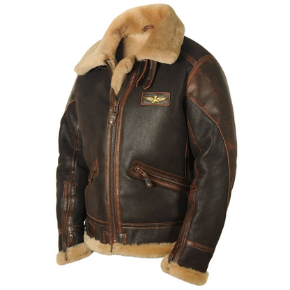 Herren Winterjacke Retro Stil Dick Warm