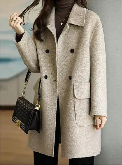 Elegante Damenmantel Chic Winter