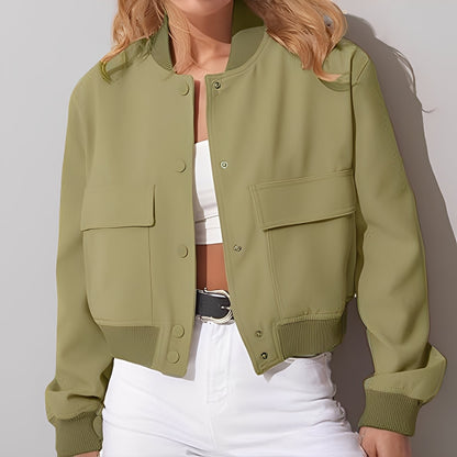 Bequeme Damenjacke Große Taschen Modern