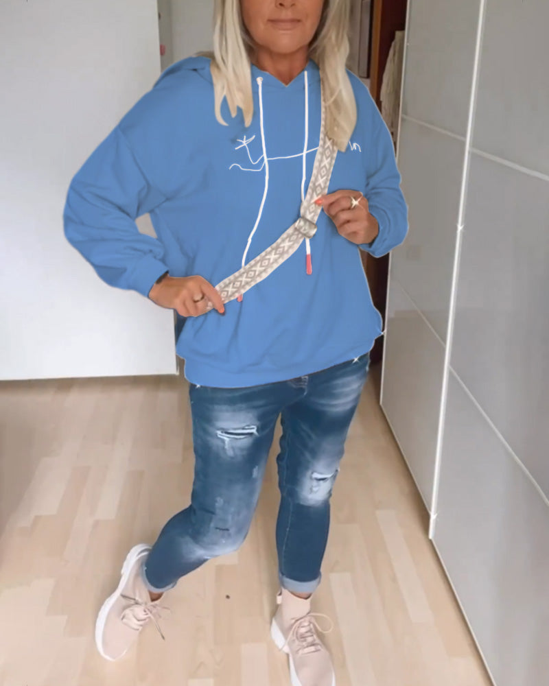 Kapuzenpullover Marine Anker Design