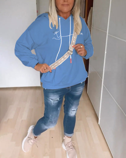 Kapuzenpullover Marine Anker Design