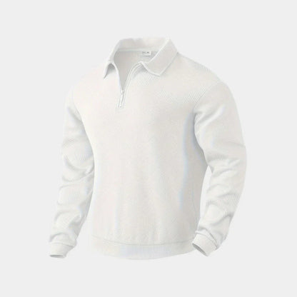 Herren Pullover Halbzipper Stehkragen Modern
