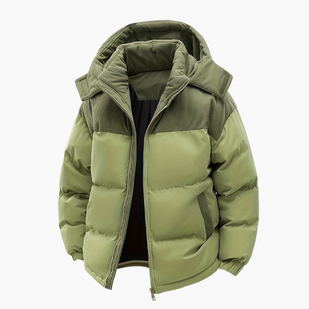Stylische Kapuzenjacke Modern Puffer Design