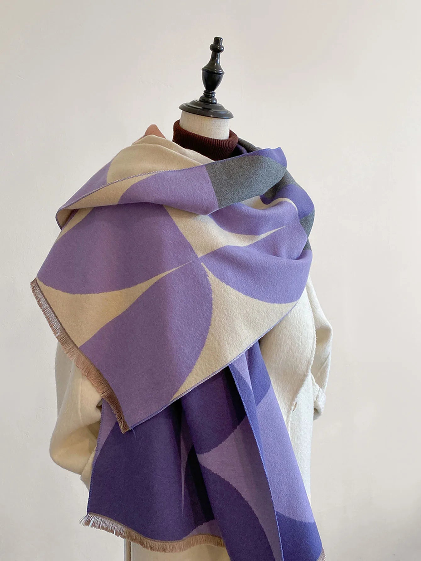 Eleganter Schal Damen Kaschmir Soft - IdealeKleiden