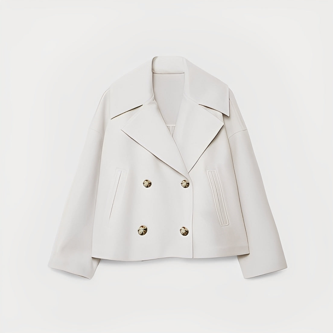 Bequeme Kurzjacke Damen Freizeit Style