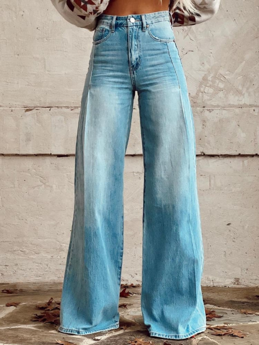 Elegante Damen Hose Weite Passform - IdealeKleiden