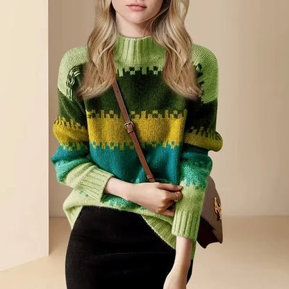 Weiches Strickkleid Rollkragen Style