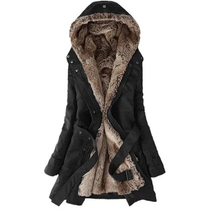 Warme Winterjacke Bont Style Damen - IdealeKleiden