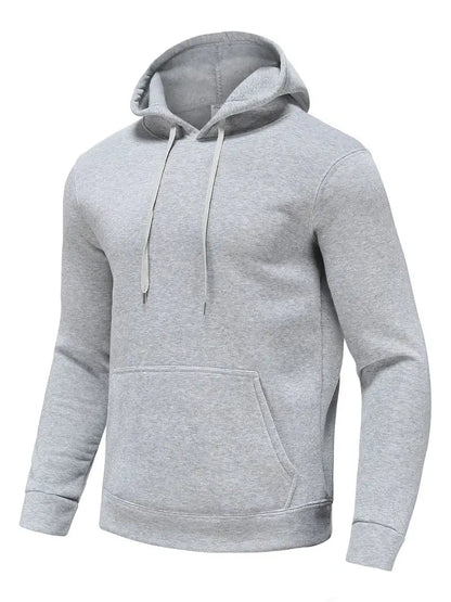 Herren Pullover Kapuze Modern Kordelzug