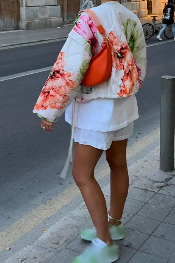 Elegante Damenjacke Langarm - IdealeKleiden