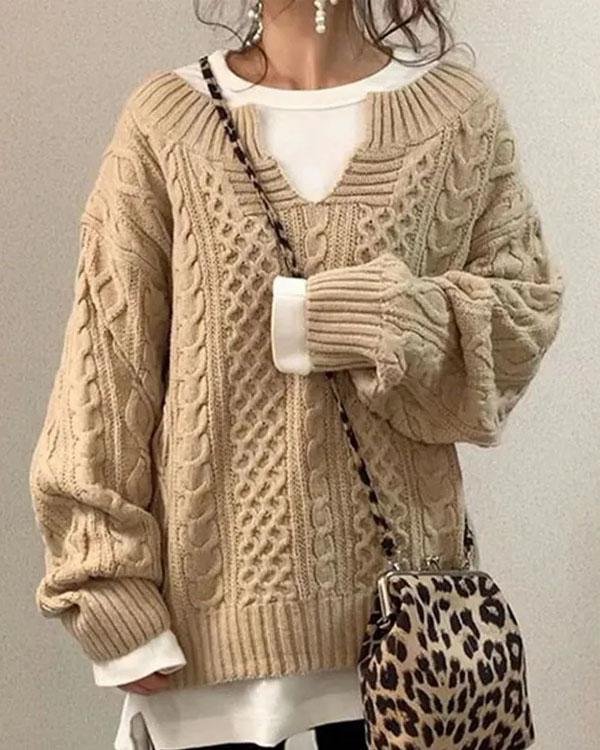 Soft Pullover Kuschelwarm Elegant