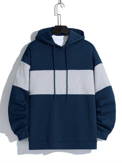 Herren Pullover Lässig Kapuze Langarm